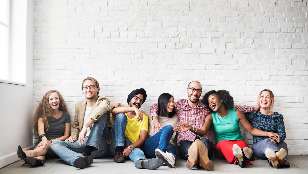 group-cheerful-friends
